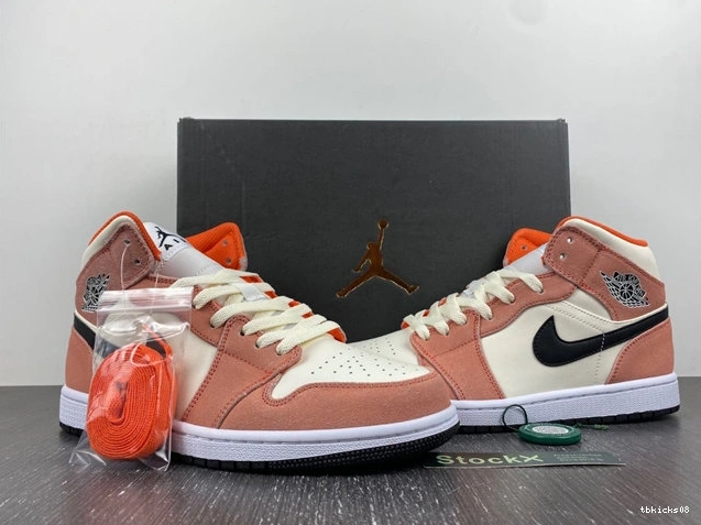 Cheap TBkick 1 SE Seasonal Jordan 3683 Suede Mid Orange DV1336- 1028